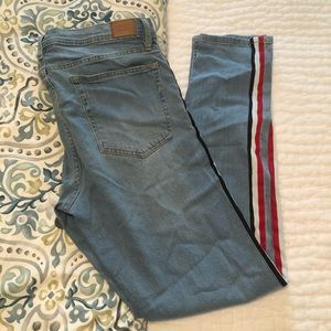 BDG ribbon detail skinny stretch jeans size 34 W
